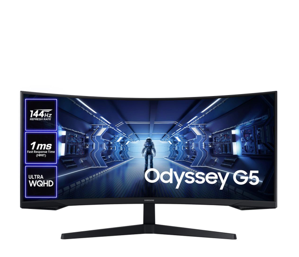 SAMSUNG 34" Oddysey G5 LC34G55TWWPXEN Czarny - 1121341 - zdjęcie 4